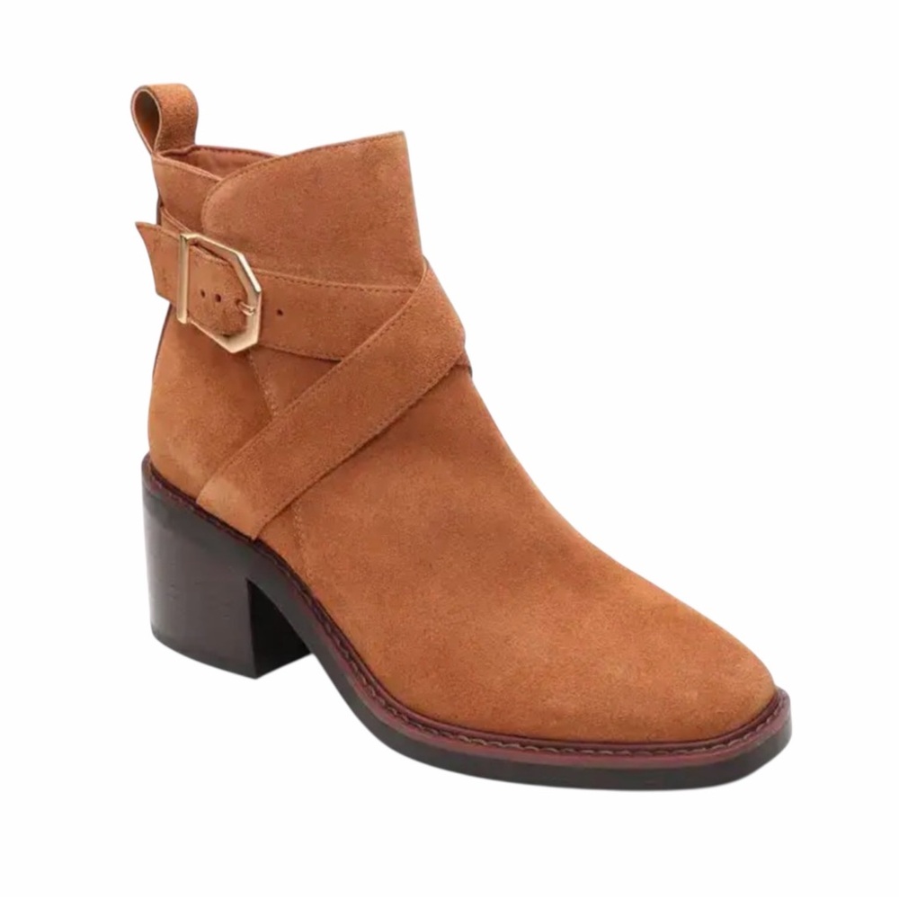 Sanctuary Suede Cora Buckle Booties